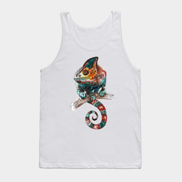 Chameleon Tank Top by VicaVeresk